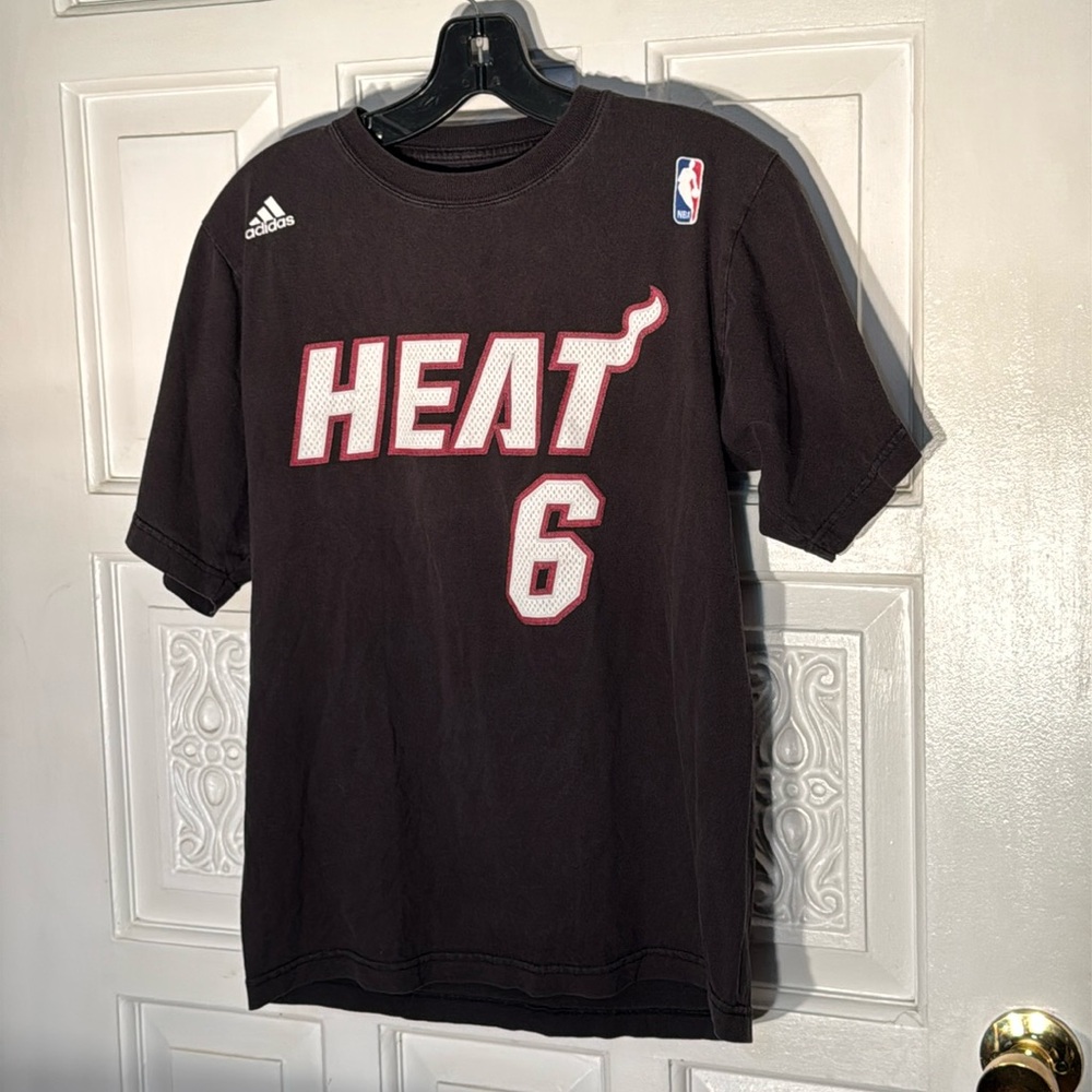 Adidas Vintage LeBron James #6 Miami Heat  Adidas Basketball Jersey Size Small